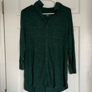 Merona Forest Green Button-Down Shirt